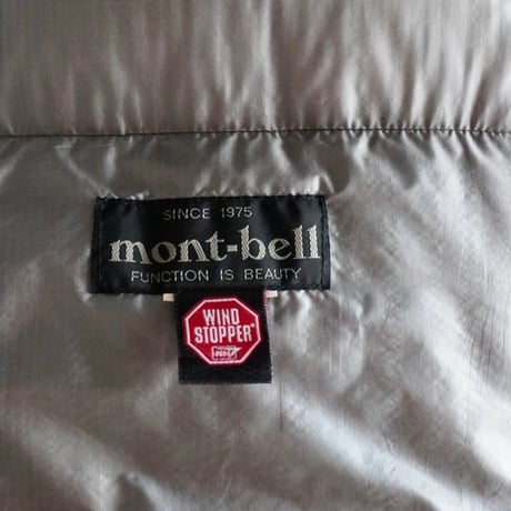 old mont-bell down jacket