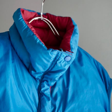 old mont-bell down vest  reversible
