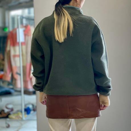 old mont-bell  half zip fleece P/O