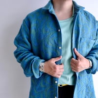 N.C.  "O.F SHIRT"  vintage U.S fabric