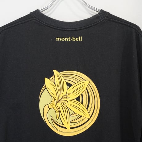 old mont-bell good print Tee
