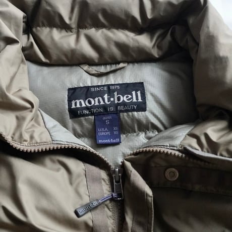 old mont-bell down coat