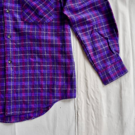 old mont-bell plaid shirt