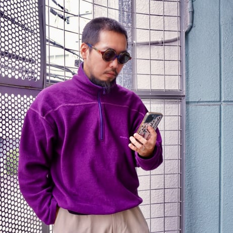 old mont-bell half zip fleece made in USA