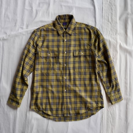 old mont-bell plaid shirt
