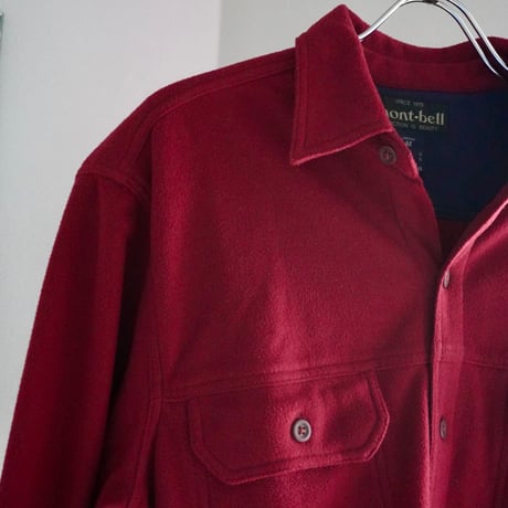 old mont-bell fleece shirt