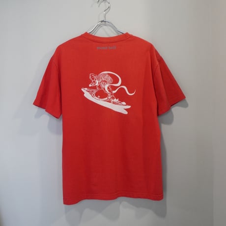 old mont-bell good print Tee