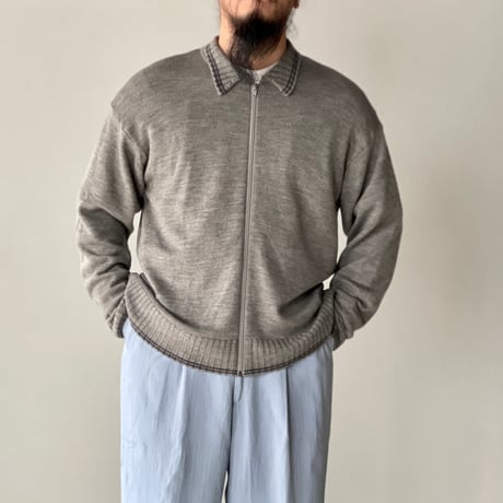 JOHN SMEDLEY zip cardigan