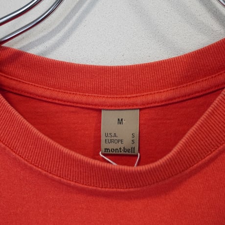 old mont-bell good print Tee