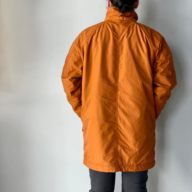 old mont-bell nylon fleece coat orange | HIGE O...