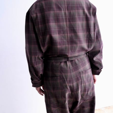 N.C.  "A.R SUIT"  brown plaid