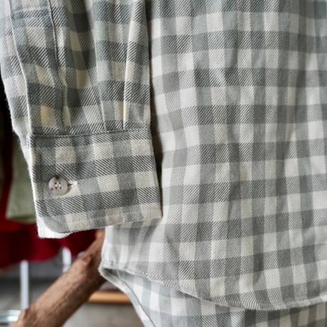 old mont-bell plaid shirt