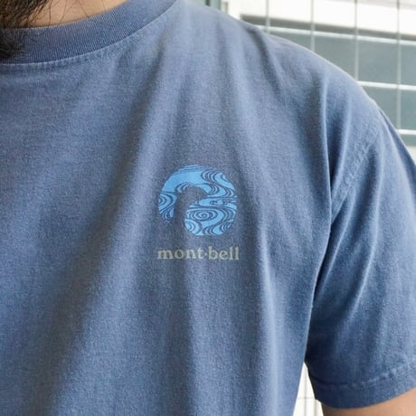 old mont-bell good print Tee