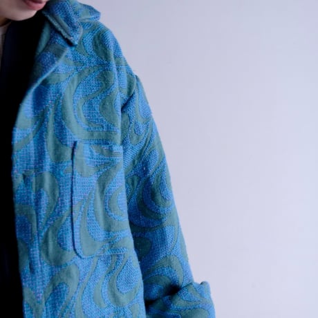 N.C.  "O.F SHIRT"  vintage U.S fabric