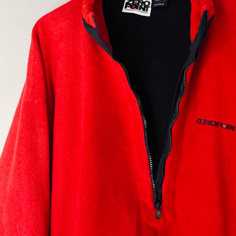 old mont-bell ZERO POINT fleece half zip P/O