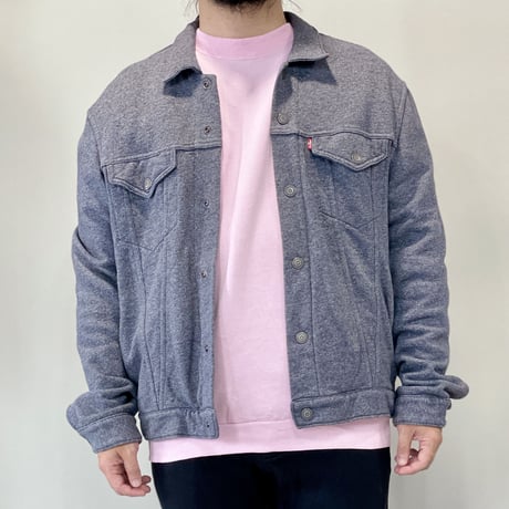levi's sweat trucker jacket