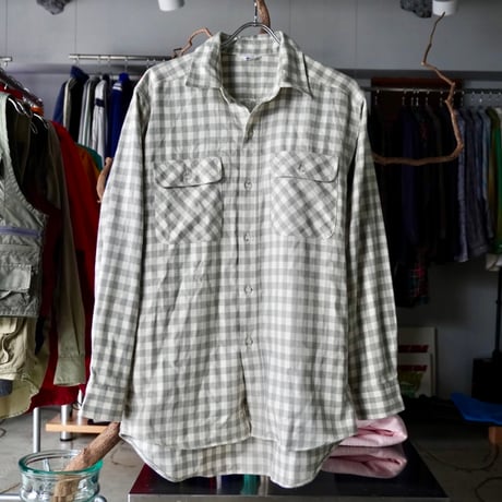 old mont-bell plaid shirt