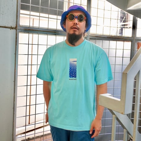 old mont-bell print Tee