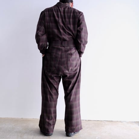 N.C.  "A.R SUIT"  brown plaid