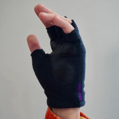 old mont-bell fingerless glove dead stock