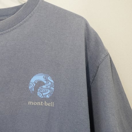 old mont-bell good print Tee