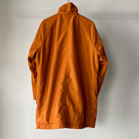 old mont-bell nylon fleece coat orange