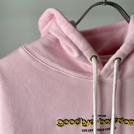 N.C.  "Goodbye Boredom"  HOODIE pink