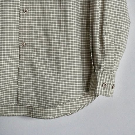 old mont-bell plaid shirt
