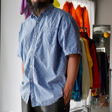 old mont-bell  winds all pattern shirts
