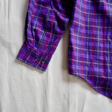 old mont-bell plaid shirt