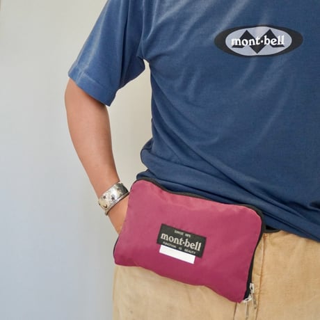 old mont-bell pocketable day pack  Burgundy