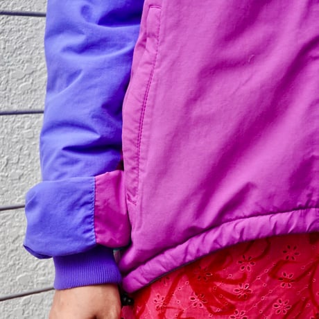 old mont-bell nylon fleece switching jacket