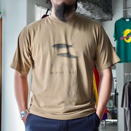 old mont-bell print Tee