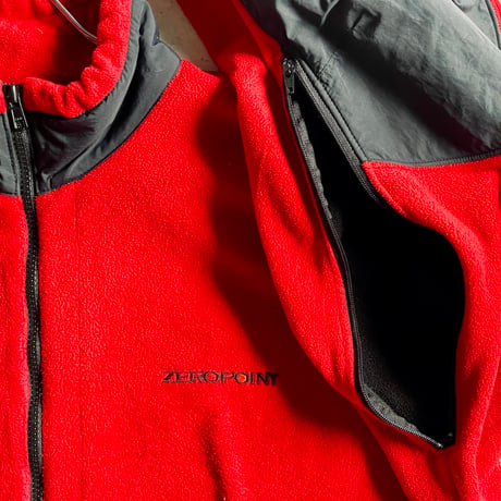 old mont-bell ZERO POINT fleece half zip P/O