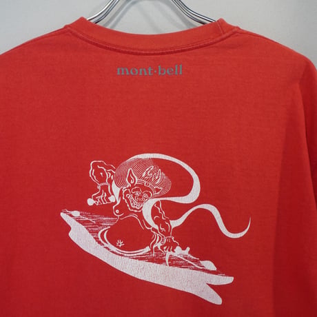 old mont-bell good print Tee