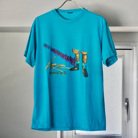 old mont-bell print Tee
