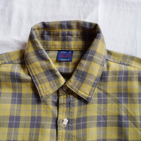 old mont-bell plaid shirt