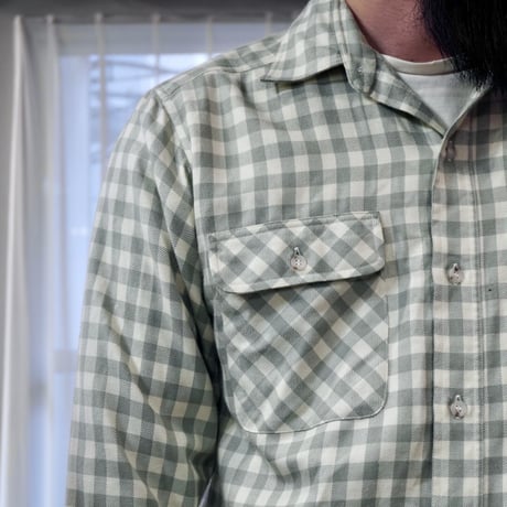 old mont-bell plaid shirt