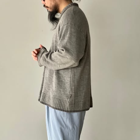 JOHN SMEDLEY zip cardigan