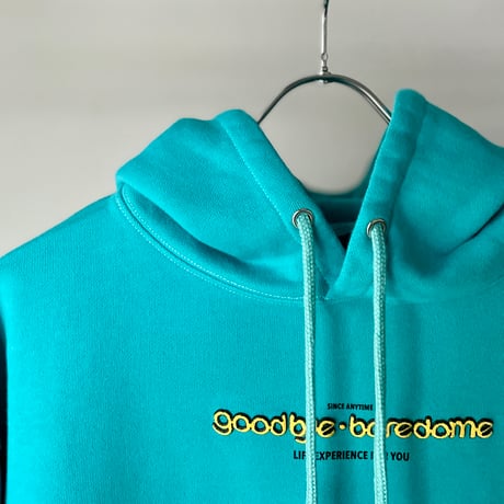 N.C.  "Goodbye Boredom"  HOODIE blue