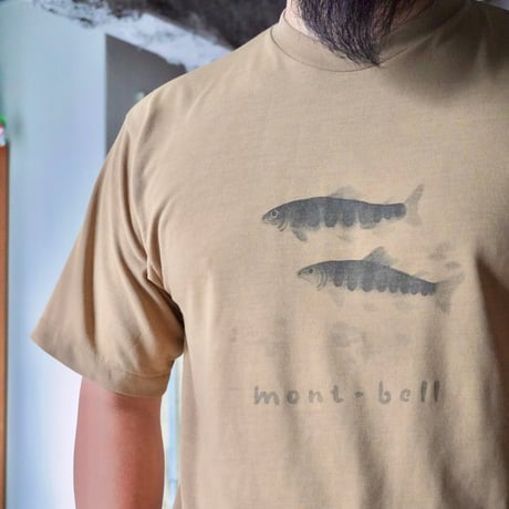 old mont-bell print Tee