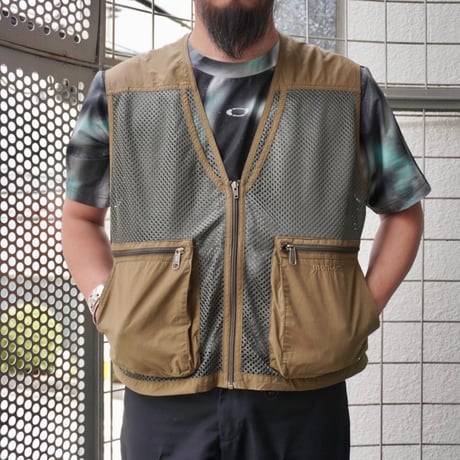 old mont-bell mesh vest