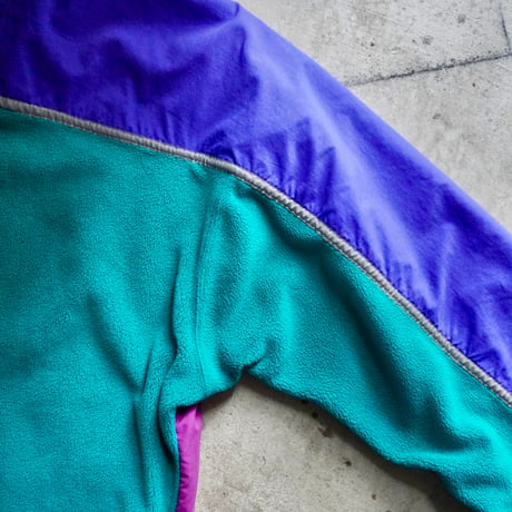 old mont-bell nylon fleece switching jacket