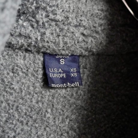 old mont-bell fleece jacket
