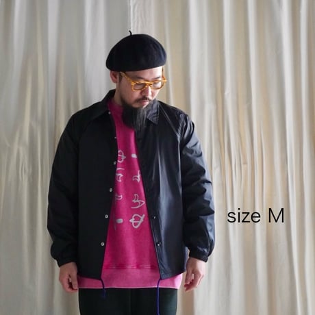 A(C) × HIGE COACH JACKET black