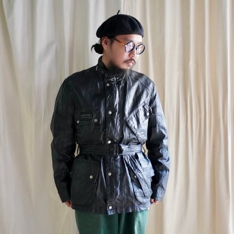 barbour international linen