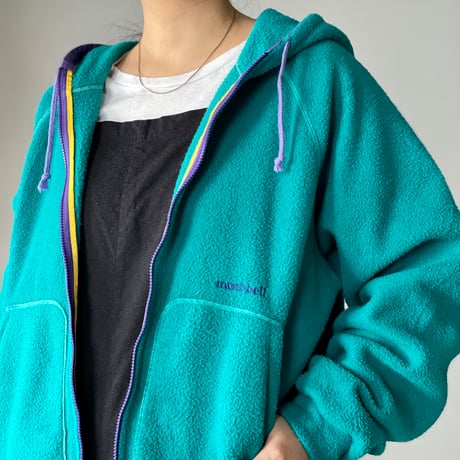 old mont-bell fleece parka