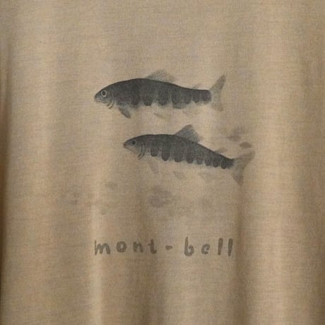 old mont-bell print Tee