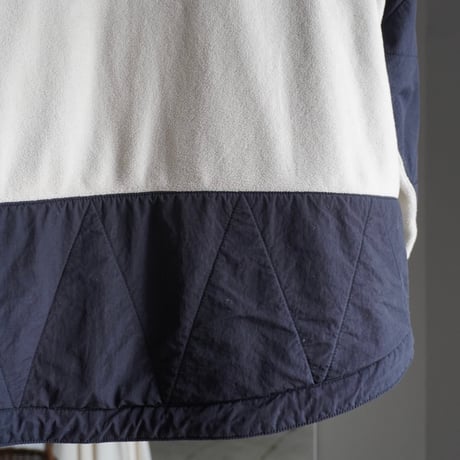 old mont-bell fleece switching nylon jacket OVAL LOGO