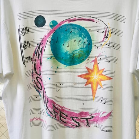 good print Tee  MUSIK FEST
